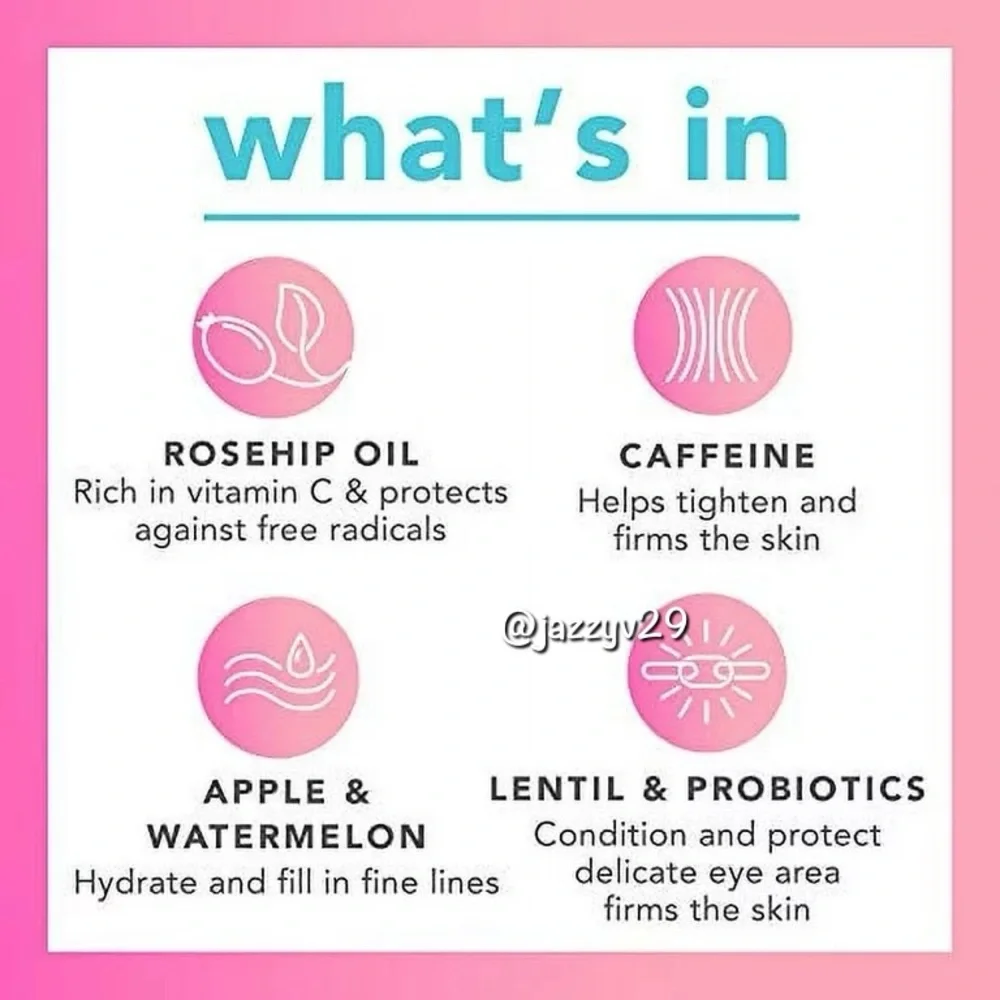 💗Tula Rose Glow & Get It Cooling & Brightening Eye Balm💗